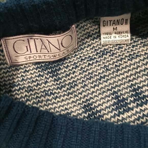 Vintage Christmas Sweater - Gitano Sportswear - Picture 4 of 4